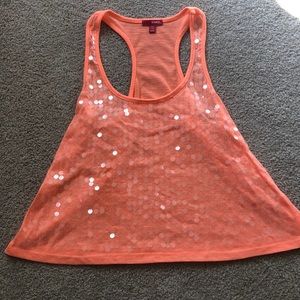 Bright Coral Tank Top